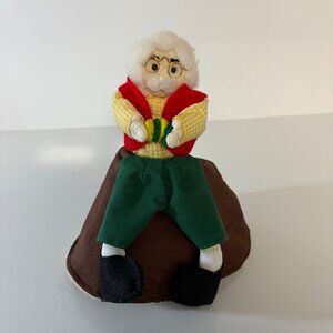 Vintage Pinocchio Geppetto Reversible Doll 8 inch Cloth Toy